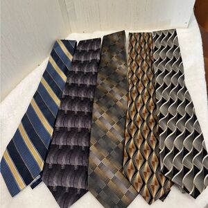 Big & Tall Men's Tie Set - Assorted Colors - Extra Long